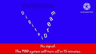 Panasonic Digital Dream - No Signal screen - 2014