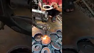Automatic Gas Cutting Machine | Iron Circle Cutting Process | Metal Cutting Technology 2025 #cutter