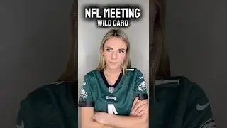 NFL wild card meeting with Annie Agar #nfl #eagles #packers #bears #skit #fyp