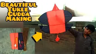 (Special tukle) How To Make A Kite With Plastic Bag & Broom Sticks | Kite banane ka Asan tarika