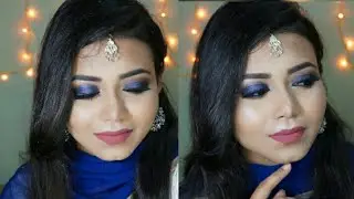Eid Makeup 2018 || Royal Blue Smokey Eye || Makeup Forever