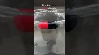 How Capsule Dissolve in Body? | Test | #shorts #vs #experiment