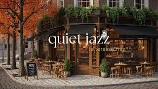 STREET JAZZ CAFE | COZY OUTDOOR COFFEE WALK 🚶☕ | RELAXING MUSIC