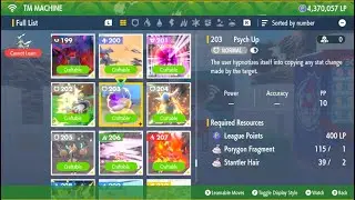 Pok&eacute;mon Scarlet and Violet - How to Craft TM 203 (Psych Up) using TM Machine