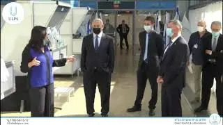 Israel&rsquo;s Transportation Minister Miri Regev visits ULPA Clean Rooms & Laboratories COVID 19 Testing