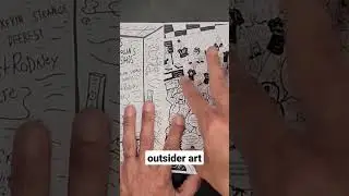 The outside art of Kevin The Strange #comicbook #comics #zine #shorts