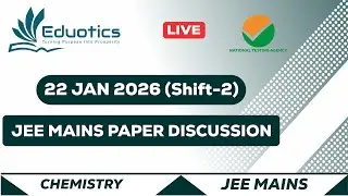 JEE Mains 2026 Shift-2 (22 JAN 2026) Memory Based Chemistry