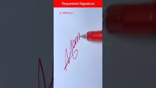 Requested Signature #art #signature #shorts