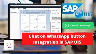 Chat on WhatsApp Button Integration in SAP UI5 | Boost Your App's User Engagement