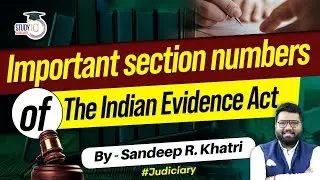 Important Sections of Evidence Act | StudyIQ Judiciary