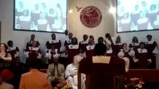 True Redemption Center's Choir sings - '