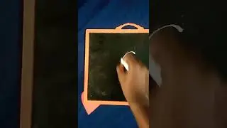 How to write Alphabet 'S'on Slate with Chalk in 2023