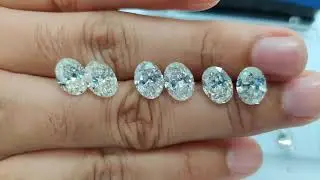 2ct each oval diamond earrings under $18000 #houston