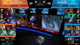 Cloud 9 vs Phoenix1 (Game 1 Highlights W2D1) NA LCS Summer Split 2017