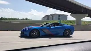 2018 Corvette C7 CAMMED! LOUD Straight Pipe Corvette Exhaust Flyby Revs!