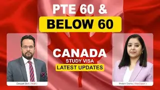 Canada with PTE 60 & below 60   |  STUDY VISA UPDATES 2023 | USA CANADA UK