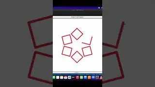 Create star ⭐ using squad block in Python Turtle | #shorts #design # programming #code |  part -33