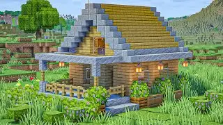 Minecraft: How to Build a Starter Survival House | Tutorial