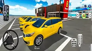 Ultimate Yellow Car Parking: Burger Gass Pump Driving Shop Challenge Class Game-3D #game#car