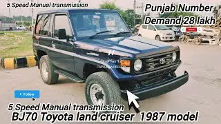 BJ70 Toyota land cruiser&nbsp; 1987 model||For sale in Islamabad 