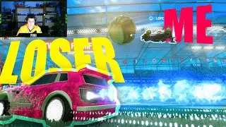 curb stomping TOXIC STREAMER in rocket league