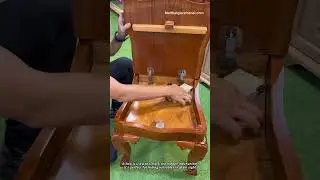 Amazing Woodworking: A Chair with a Hidden Compartment.