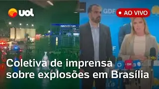 Explosão em Brasília: Governadora em exercício do DF, Celina Leão fala ao vivo de bomba e morte