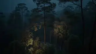 Soft Rain on Leaves and Forest Floor | Healing Background Sound for Mind and Body