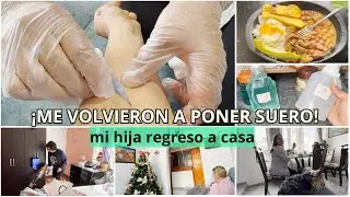 ✨UN D&Iacute;A SUPER OCUPADO, ME PUSIERON  SUERO, ALMORC&Eacute; BANDEJA PAISA, y MI HIJA REGRESOS A CASA