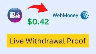Live Withdrawal Proof of IPweb (IPweb To WebMoney)