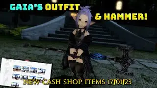 FFXIV: Gaia's Outfit & Hammers - NEW Store Items!