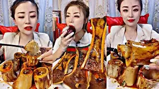 ASMR Beef Bone Marrow | Natural Food Sounds