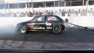 Nissan GT-R Alpha 9 (950hp/Onboard) x Gol Canh&atilde;o (UltrasuperMegaBlaster preparado 750hp+)