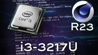 Cinebench R23 Intel Core i3-3217U 1.80 GHz