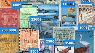 most expensive 50 African stamps valuable from africa rare stamps part ( 1 )