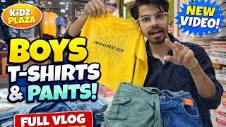 Kids Boys Garments Shopping Vlog 🛍️ | T-Shirt, Shirt, Pant & Half Pant | Rajkot Gujarat #vlog 