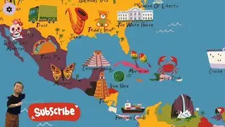 World Atlas - MEXICO NICARAGUA HAITI - Learn Fun Facts Ensiklopedia Geografi #study #games #country