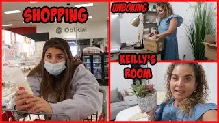 Shopping vlog, unboxing and Keilly's new room decor .VLOG#722