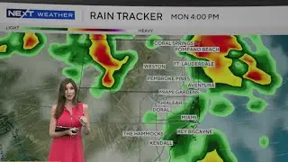 Flash flooding possible as heavy rain, storms move across South Florida