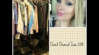 Closet cleanout | Declutter 2015