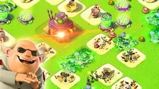 Attacking and Unlocking Dr T Volcano Island in Boom Beach