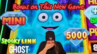 💥New Game💥 👻Spooky Link🚨 Bonus, and Multiple Denom Changes! #money #comedy #casino #slot #gambling