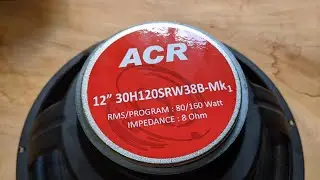 Speaker Acr Pro 12 Inch tipe 30H120SRW38B-MK1 Review Dan pengalaman pemakaian #edisielektronik