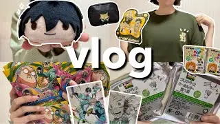 【vlog】ジャンフェスグッズ約３万円分当選🎊｜SAKAMOTO DAYS｜ハイキュー｜ヒロアカ｜HUNTER×HUNTER｜忘却バッテリー｜購入品紹介