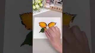 Simple and beautiful leaf rubbings, come and try it with your children! #Parent-child