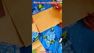 #how to cover a binding file#crafting #veryeasymethod #craftingideas