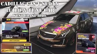 FH5 Cadillac CTS V Sedan Tuning Build Car Street Race West Coast Ride Setup Guide Forza Horizon 5