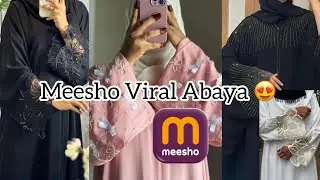 Meesho Viral Abaya Under Rs 899/- 💸😍😱 Cheapest Abaya Haul 💸😱 ❗️Must Watch ❗️ @Fauziakhan44