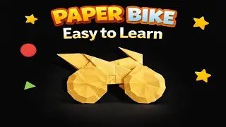 Colorful Paper Bike 🚲 | Paper Craft for Kids