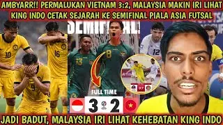 AMBYAR‼️Permalukan Vietnam 3:2 Malaysia makin iri lihat king indo lolos semifinal piala asia futsal😱